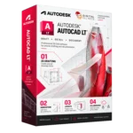 Autodesk AutoCAD LT Professional Edition box — 2D CAD software for drafting, annotation and documentation