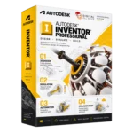Autodesk Inventor Professional Edition box — 3D CAD software for product design and engineering