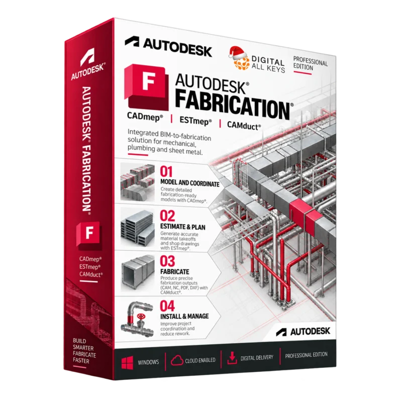 Autodesk Fabrication box — BIM-to-fabrication software for mechanical, plumbing and sheet metal ductwork