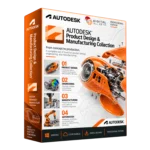 Autodesk Product Design & Manufacturing Collection box — CAD, CAM and simulation tools for manufacturing