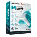Autodesk Maya box — professional 3D animation, modeling, simulation and rendering software